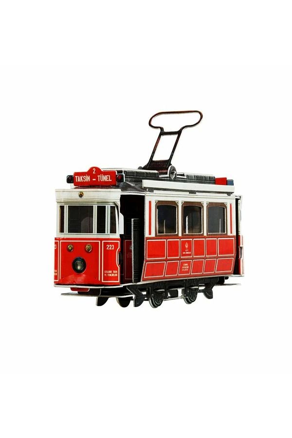 umbum-Nostalgic Train (White Box) 3D Cardboard Puzzle Jigsaw Puzzle 1