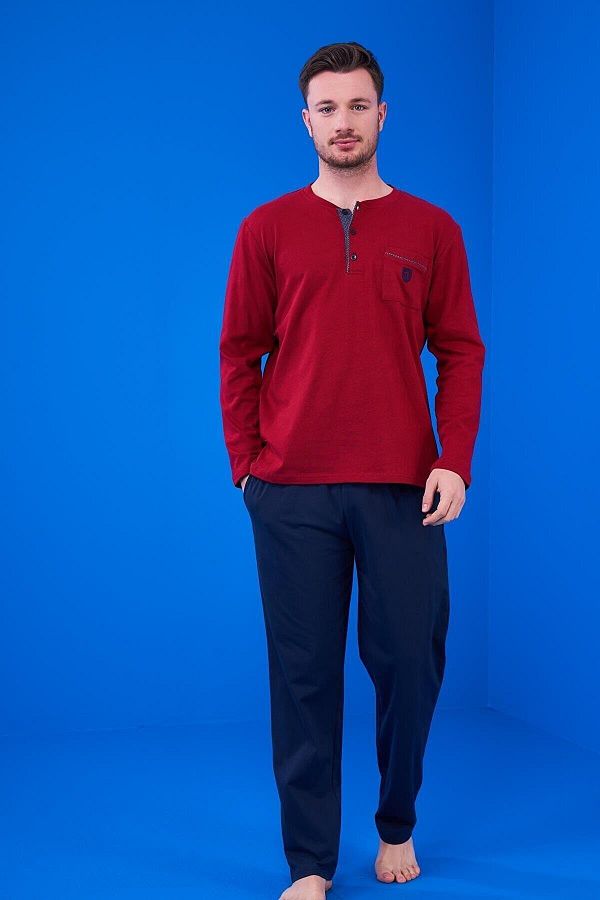 Pjs Pijama-Pjs 23323 Ανδρικό σετ σορτς πιτζάμα Ropdöşambır Σετ 5 τεμαχίων πιτζάμα 1