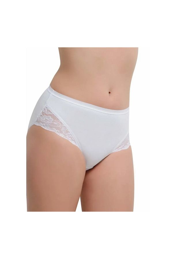 Belinay-حزمة اقتصادية بيضاء للنساء - 50% مودال، 40% قطن، 10% ليكرا، مجموعة من 12 قطعة 1