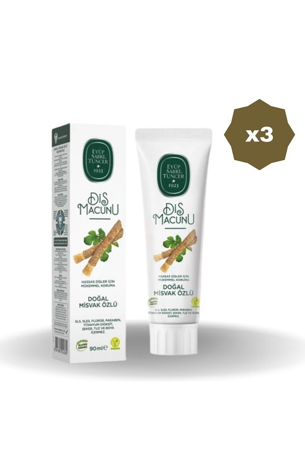 Eyüp Sabri Tuncer-Eyüp Sabri Tuncer Natural Knitting Extract Tooth Paste 90 ml - (3 Pcs) 1