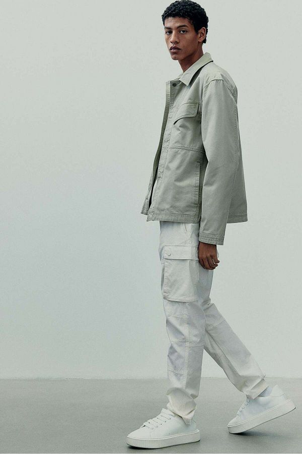 H&M-Regular Fit Canvas overshirt 1
