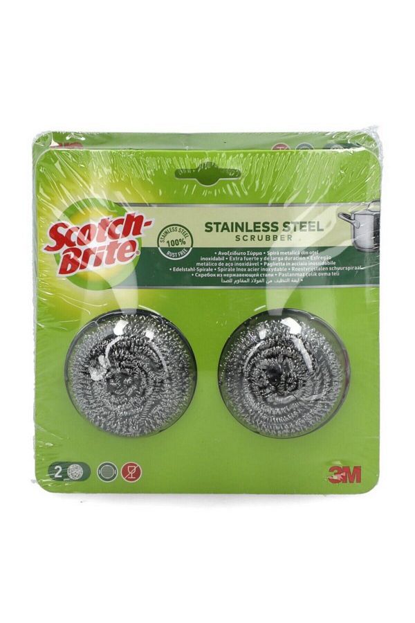 Scotch Brite-Stainless Steel Spiral Utensil Scrubber 1