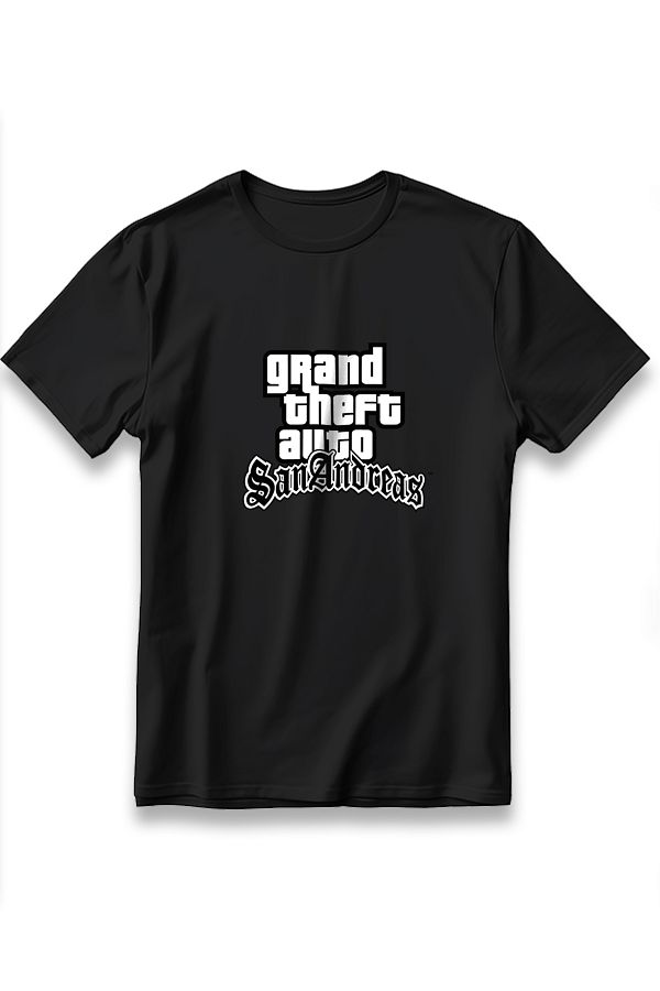 EZG Business-Gta San Andreas Printed Oversize Unisex Cotton T-Shirt 1
