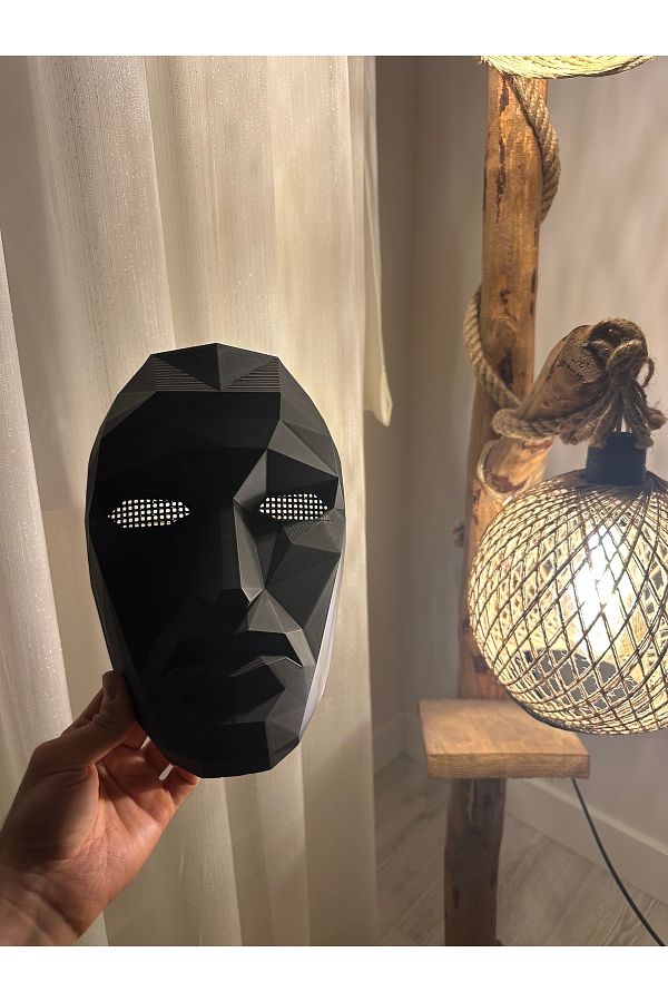 ilkay3dstudio-3D Print Squid Game Inspired Geometric Mask 1