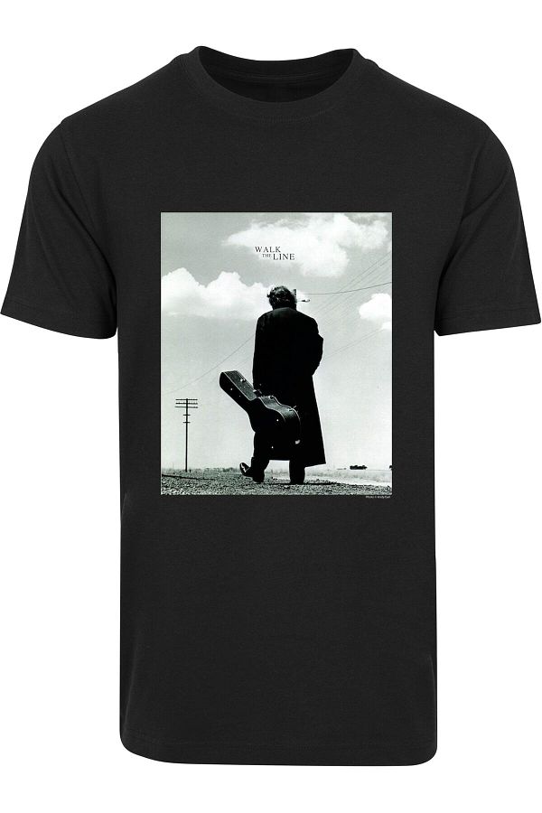 Merchcode-Johnny Cash – T-Shirt mit Aufdruck „Walk the Line“ 1