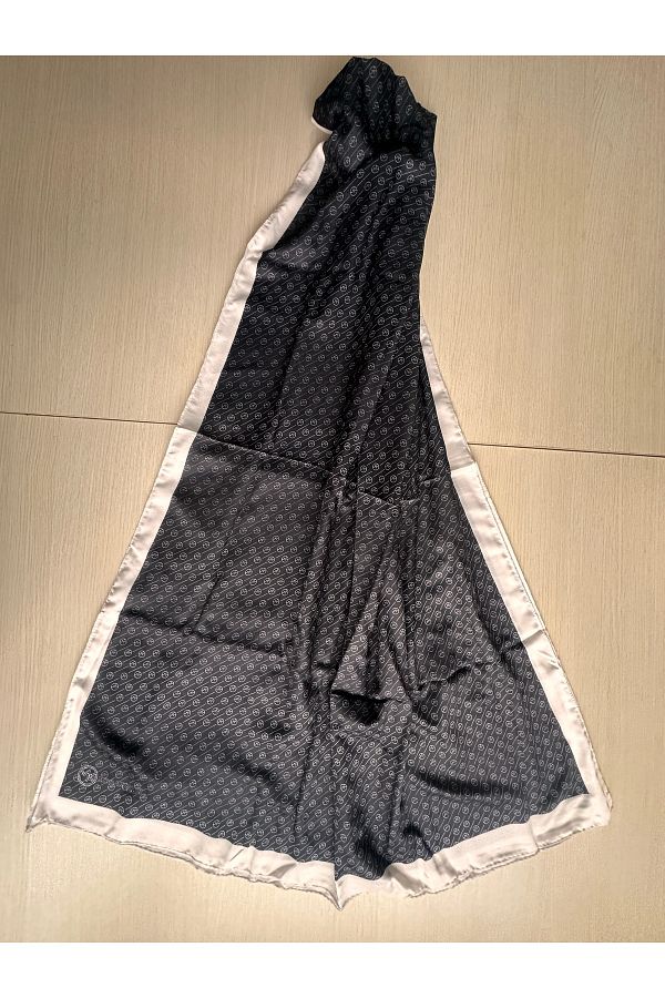 Modakaşmir-Mk Stripe Pattern Soft Shawl 190 X 75 1
