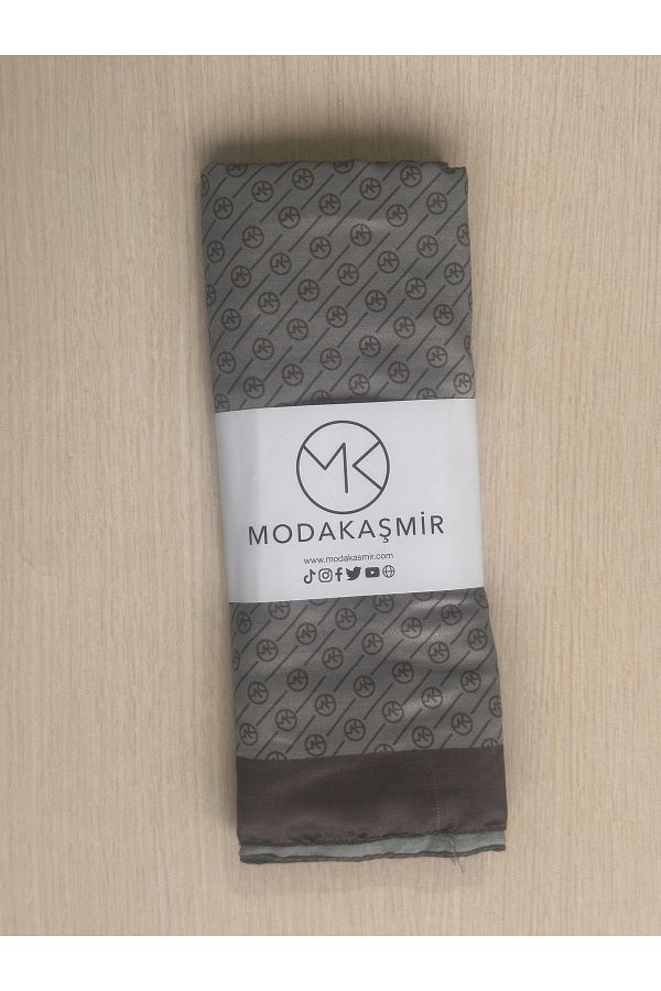 Modakaşmir-Mk Stripe Pattern Soft Shawl 190 X 75 1