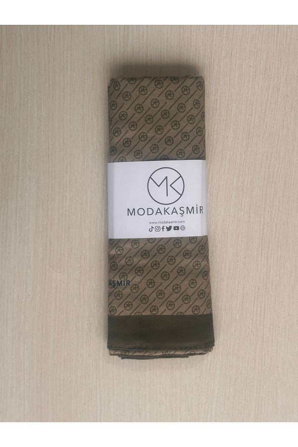 Modakaşmir-Mk Stripe Pattern Soft Shawl 190 X 75 1