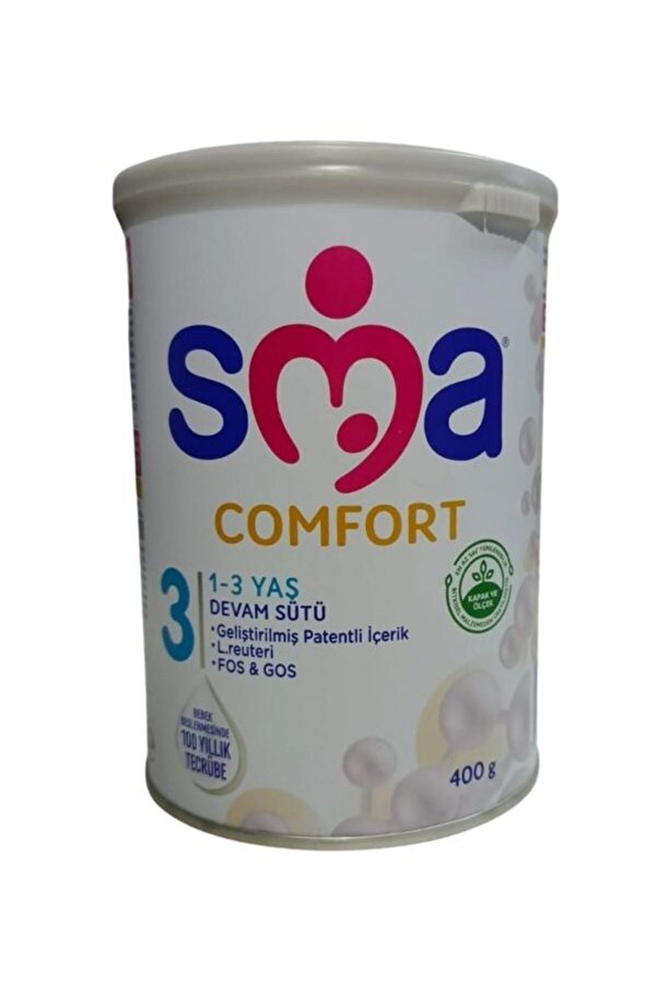 SMA Comfort 3 (1-3yaş) Numara 400 Gr Bebek Devam Sütü
