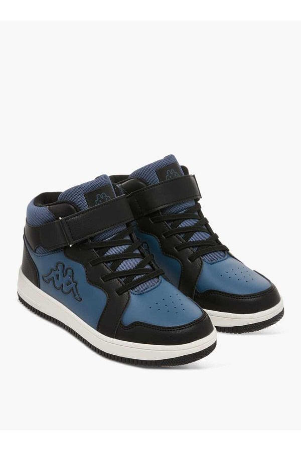 Kappa-Boys' Colourblock Sneakers with Hook and Loop Closure 1