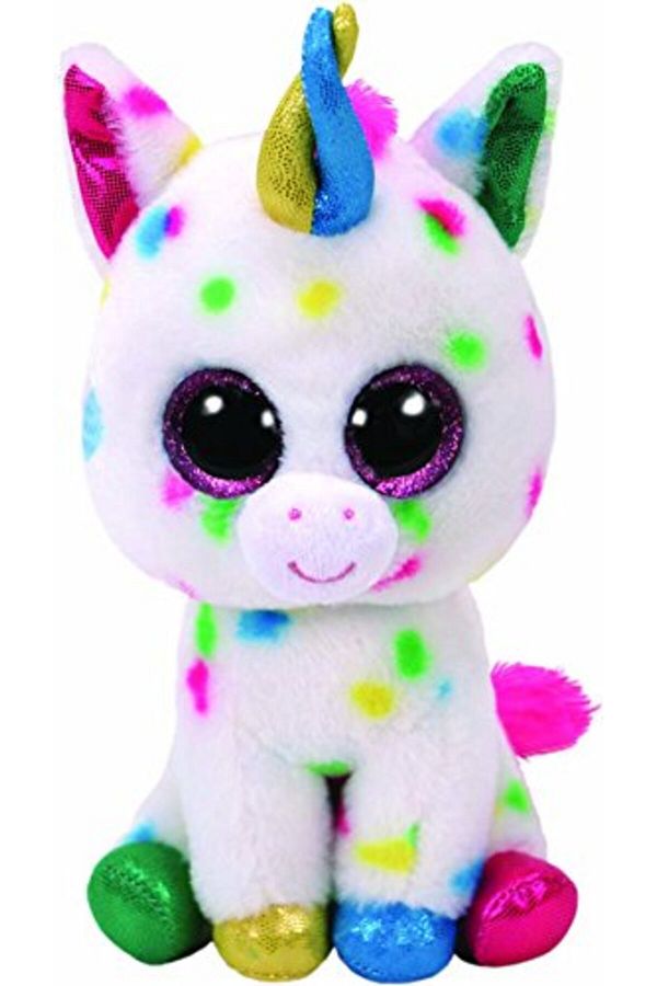 TY-Ty Boos Harmony the Unicorn with Polka Dots 24cm 1