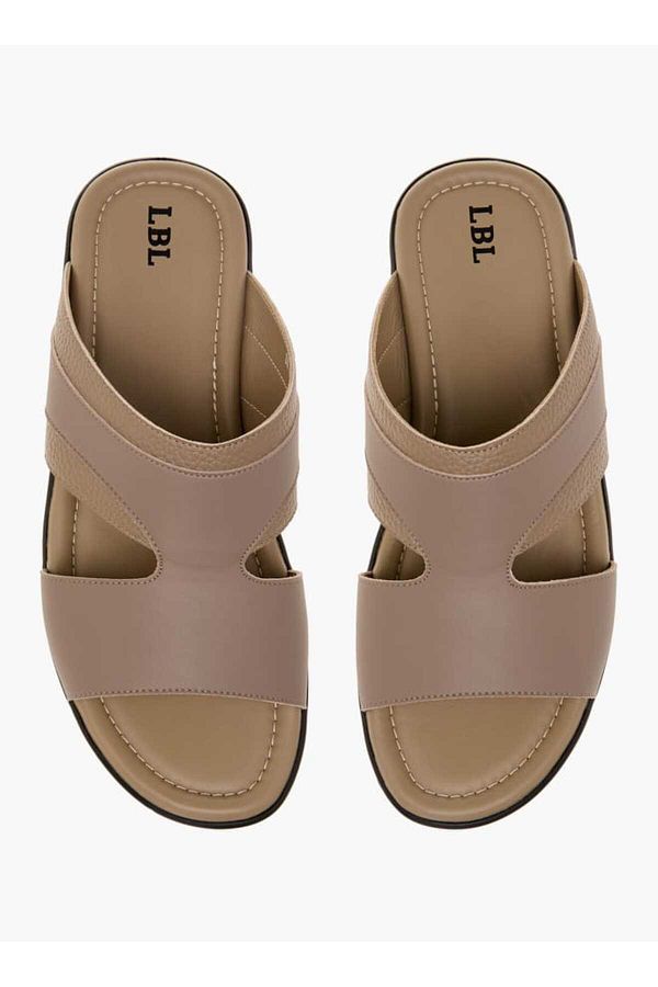 LBL by Shoexpress-LBL by Shoexpress Textured Slip-On Arabic Sandals 1