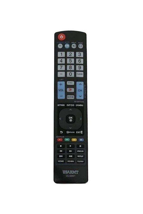 erorex-Remote Control For Lg Tv Blu-Ray Dvd Player Black 1