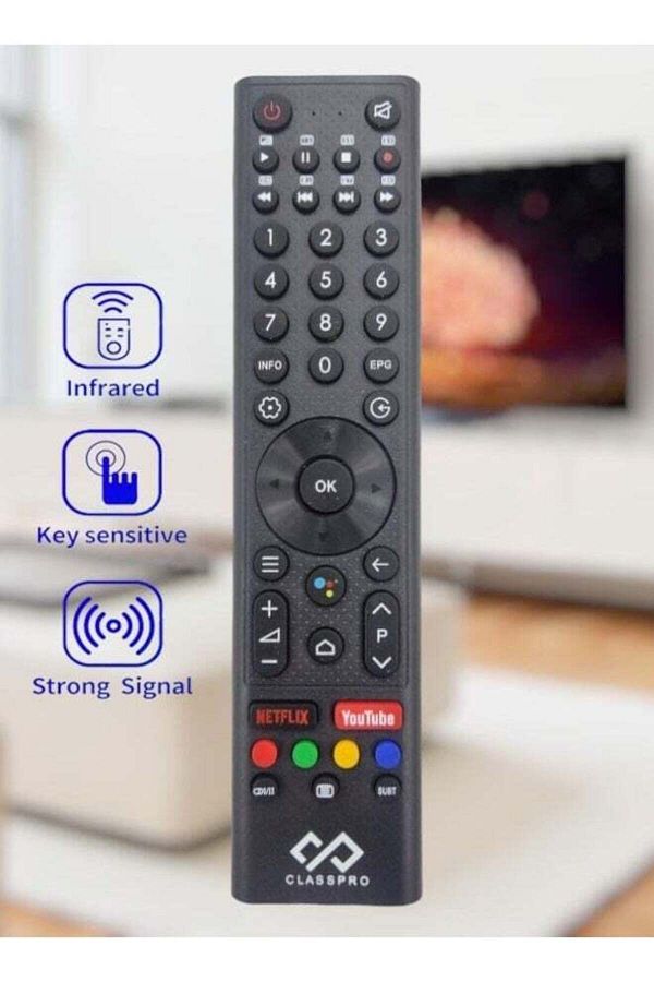 erorex-جهاز التحكم عن بعد للتلفزيون الذكي Classpro LCD LED جهاز التحكم عن بعد للتلفزيون الذكي Class Pro LCD LED 1