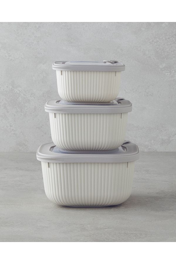 English Home-Elio 600Ml,1100Ml,1800Ml Cream Plastic Storage Container 1