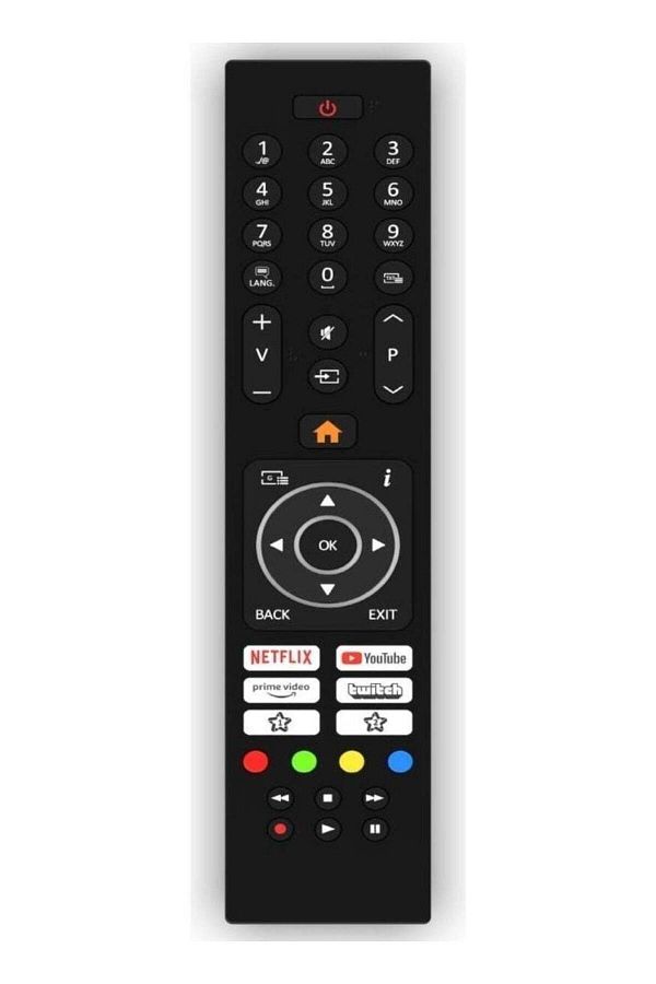 erorex-Jvc 39VAH305T Android Smart TV Remote Control-Without Microphone 1