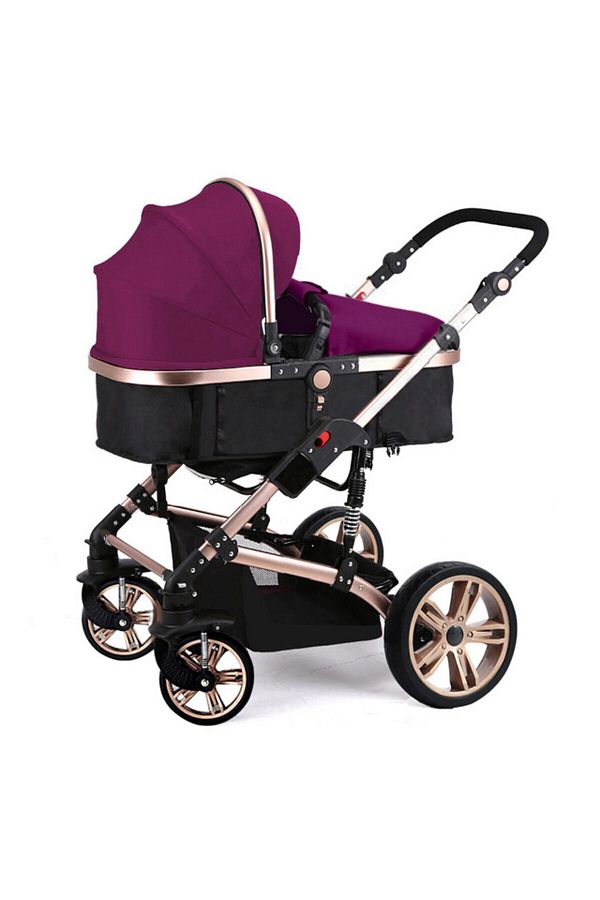 TEKNUM-Teknum 3 in 1 Pram stroller-Wine 1