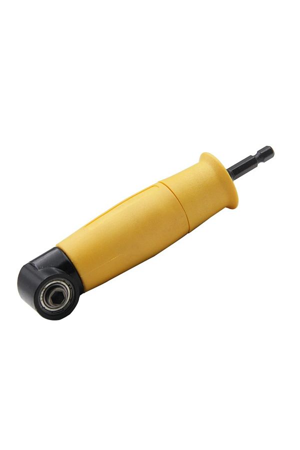 Choice-1pc yellow 1PC Hexagonal Handle Yellow 90 Degree Extended Corner Tool Right Angle Screwdriver Connec 1