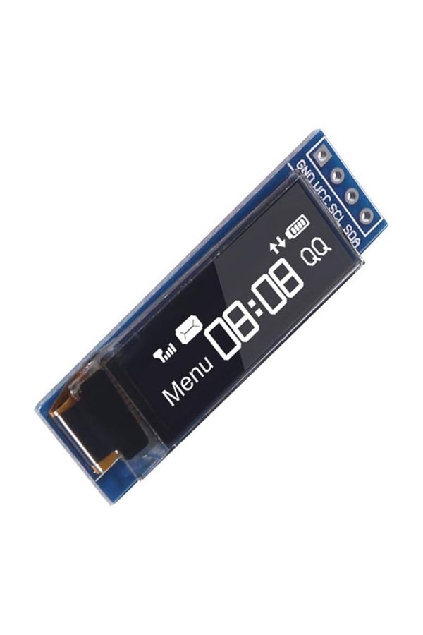 Choice-white 0.91inch I2C OLED Display Module I2C SSD1306 OLED Display Module White / BLUE I2C OLED Screen 1