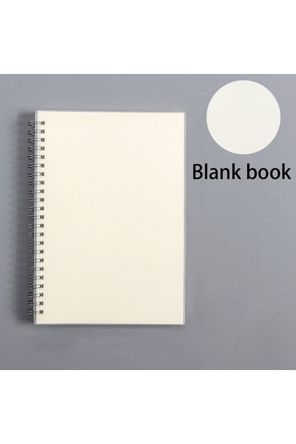 Choice-A6 Blank A5 A6 B5 Spiral Book Coil Notebook To-do Lined Dot Blank Grid Paper Journal Diary Sketchboo 1