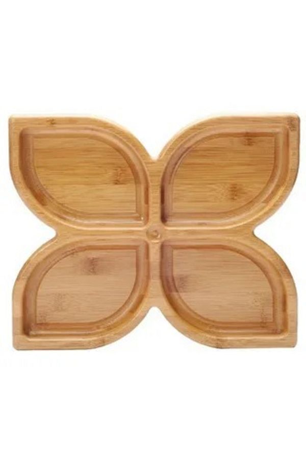 Generic-Elegant wooden plate for serving appetizers 1