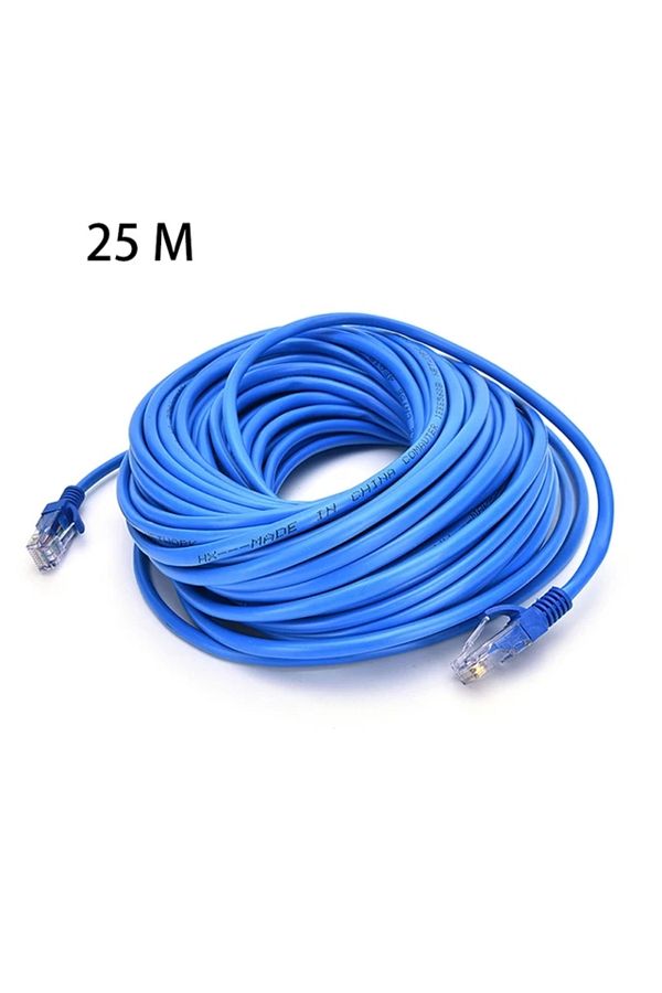 OLOEY-25m Cat5e Ethernet Network Cable Rj45 Patch Outdoor Waterproof Lan Cable Wires For Cctv Poe Ip Camer 1