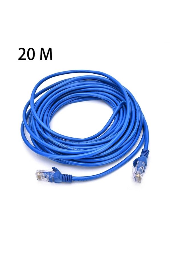 OLOEY-20m Cat5e Ethernet Network Cable Rj45 Patch Outdoor Waterproof Lan Cable Wires For Cctv Poe Ip Camer 1