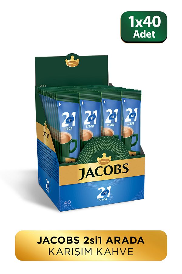 Jacobs-مزيج القهوة في 1 - علبة تحتوي على 40 قطعة 1