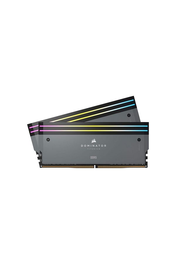 Corsair-DOMINATOR TITANIUM RGB 32GB - 6000Mhz CL30 DDR5 AMD RAM-CMP32GX5M2B6000Z30 2x16GB 1