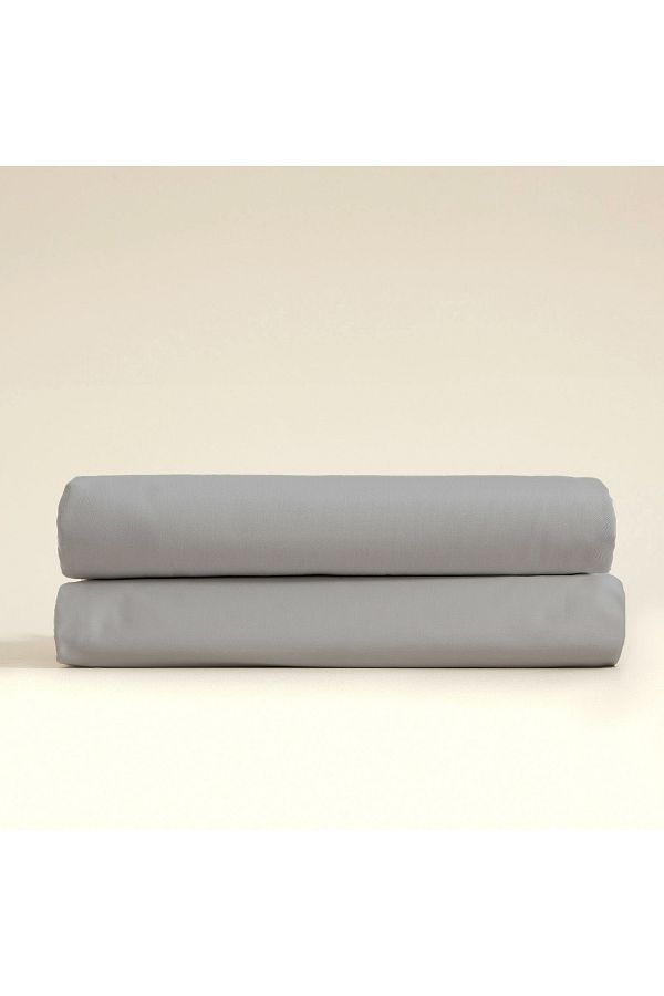 Chakra-Alana Fitted Sheet King Size 200x200 cm Grey 1