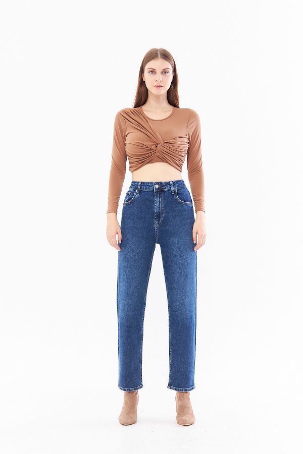 cracpot-Pantaloni de damă cu talie înaltă, elastici, obișnuiți, confortabili și eleganti 1
