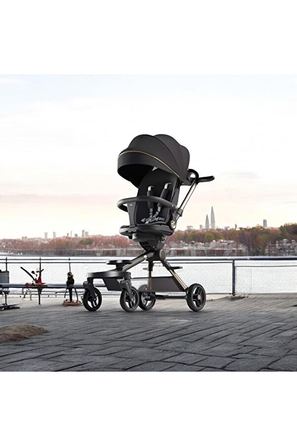 XKABU GRAND STAR 360 Derece Dönebilen Çift Taraflı Kabin Boy Bebek Arabası