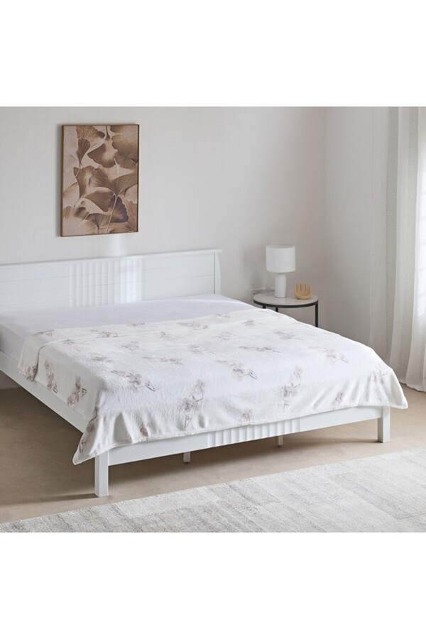 Home Box-Matrix Cian Printed Flannel Queen Blanket 200x220 cm 1
