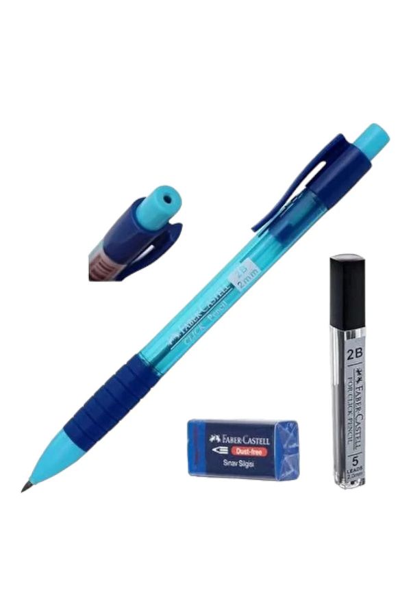 Faber Castell-Versatile Pencil Set - Pencil + Eraser + Nib F.C 2.0 mm Exam Sketch 1