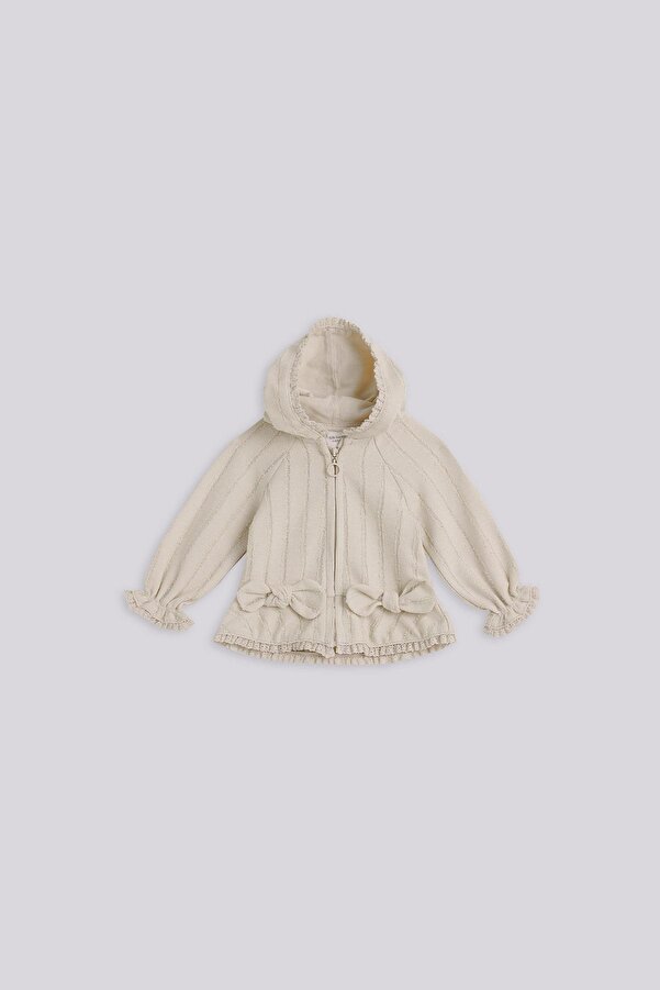 Layette BG Store Kız Bebek Ekru Eşofman Üstü