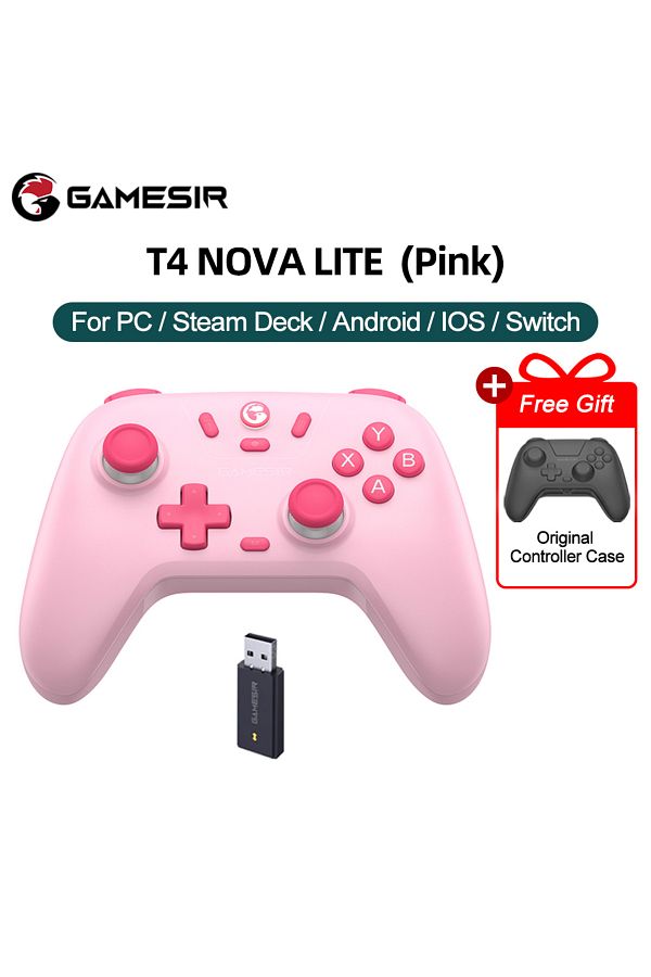 Choice-Pink Gamesir Nova Lite For Nintendo Switch 2 Controller Gamepads Pc Switch Steam Android Ios Iphone 1