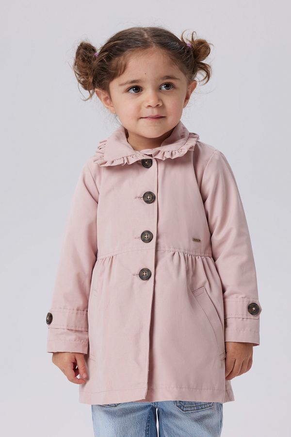 Name it-Pink Trench Coat For kids 1