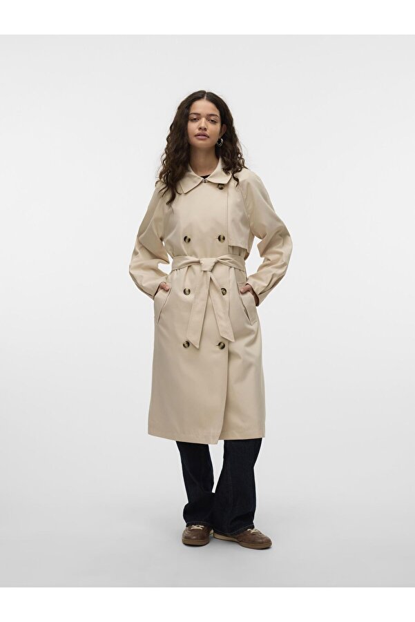 Vero Moda Trenchcoat VMDOREENSOFFY Mantel- Trendyol