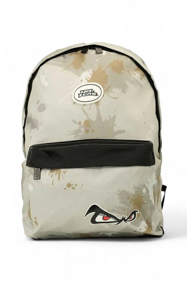 No Fear-Light Gray Unisex Backpack 03521 1