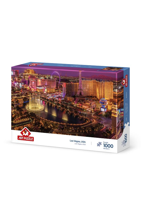 Art Puzzle-Las Vegas, Usa 1000 Piece Puzzle 1