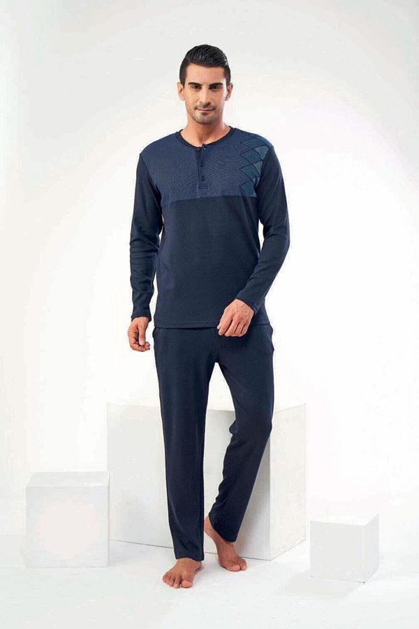 Pjs Pijama-Pjs 22601 Ανδρική μακρυμάνικη πιτζάμες 1