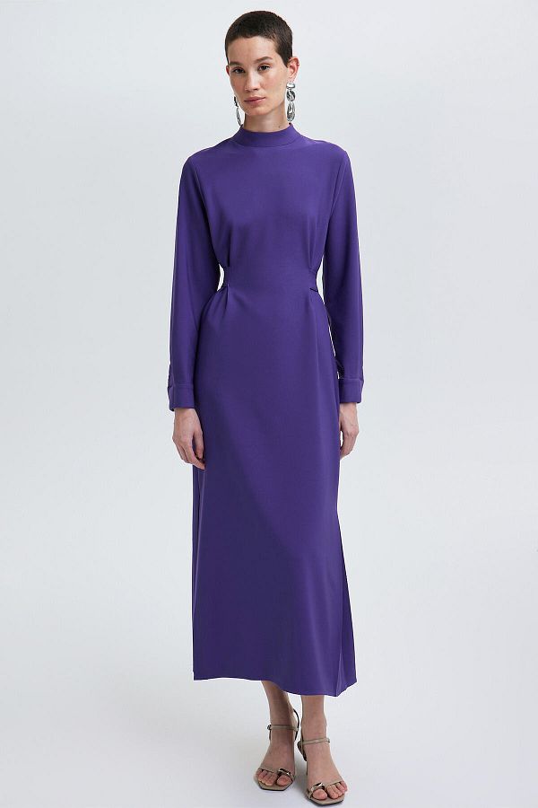 Touché Privé-Kreppkleid – Design mit Taillengürtel 1