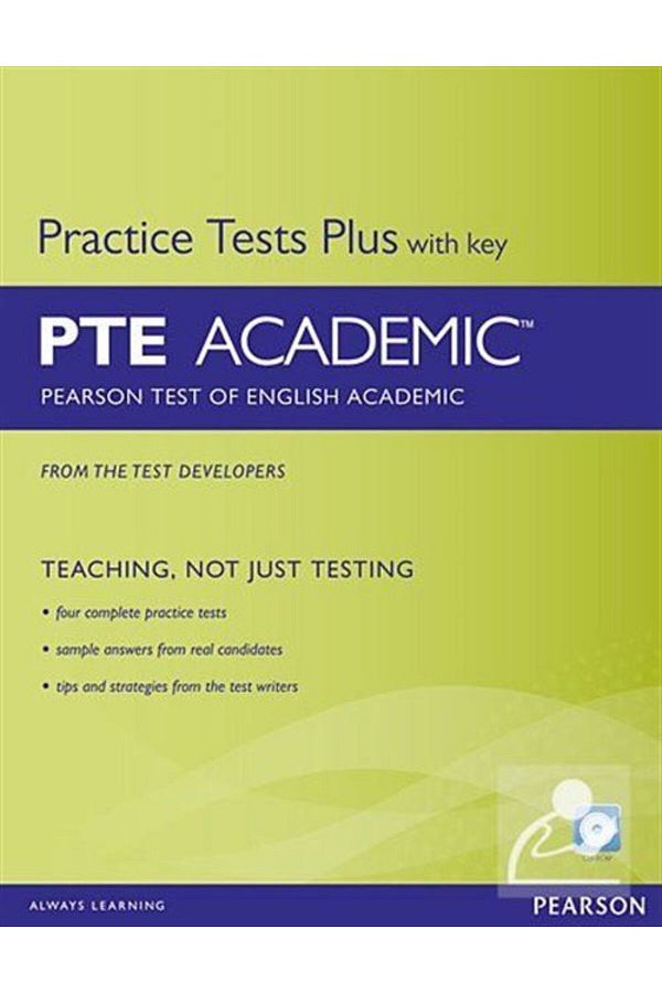 Pearson Ders Kitapları-اختبارات الممارسة الأكاديمية Pte Plus مع مفتاح (مع قرص مضغوط) 1