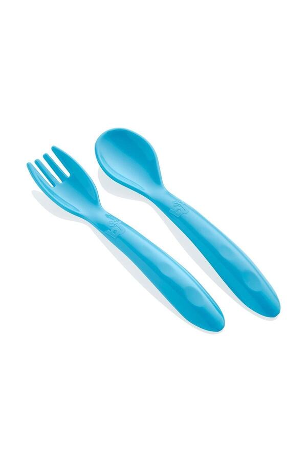 Babyjem Mama Çatal Kaşık Seti Mavi
