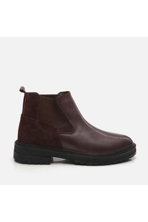 Yaya by Hotiç-Brązowe buty męskie 02Boy 296130 A480 1