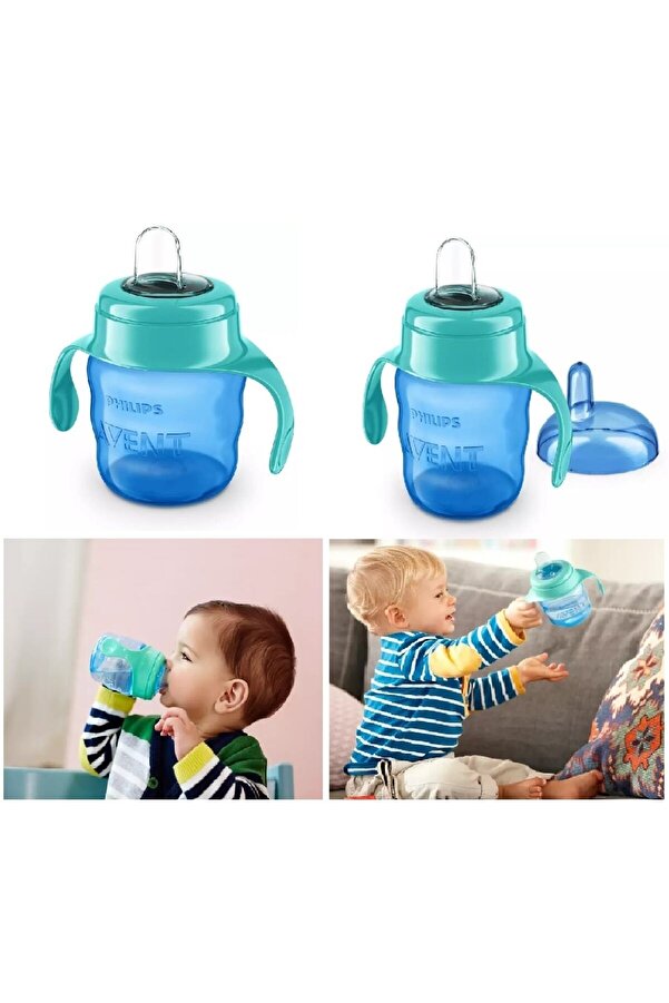 Philips Avent Eğitici Damlatmaz Polipropilen 200 ml (7 OZ) Erkek 6 Ay Bardak (MY EASY SİP CUP)
