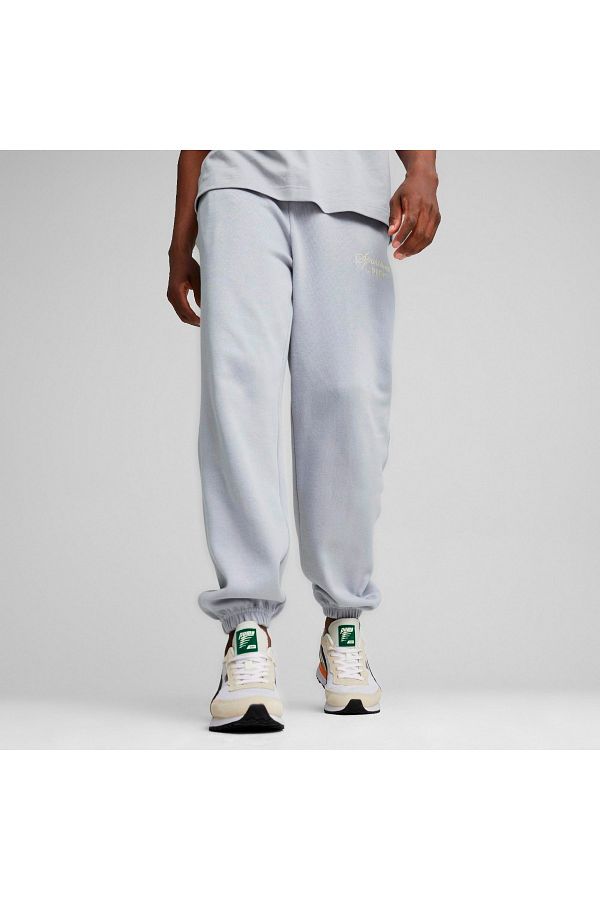 Puma-Classics Men's Gray Sweatpants 1