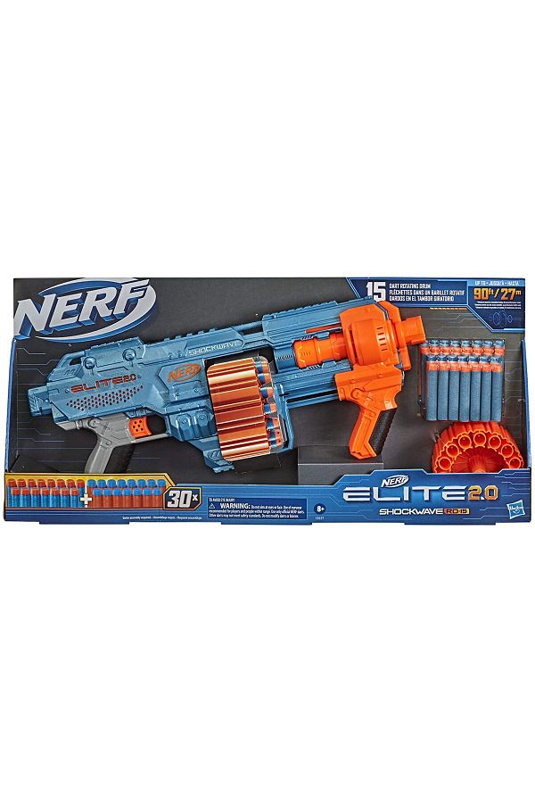Nerf-NERF BLASTER 2.0 ELITE SHOCKWAVE RD-15 1