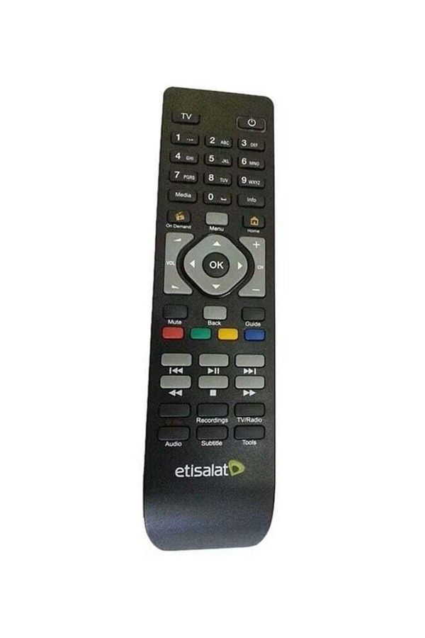 erorex-Compatible Elife Etisalat Remote Control For Receiver Universal Black 1