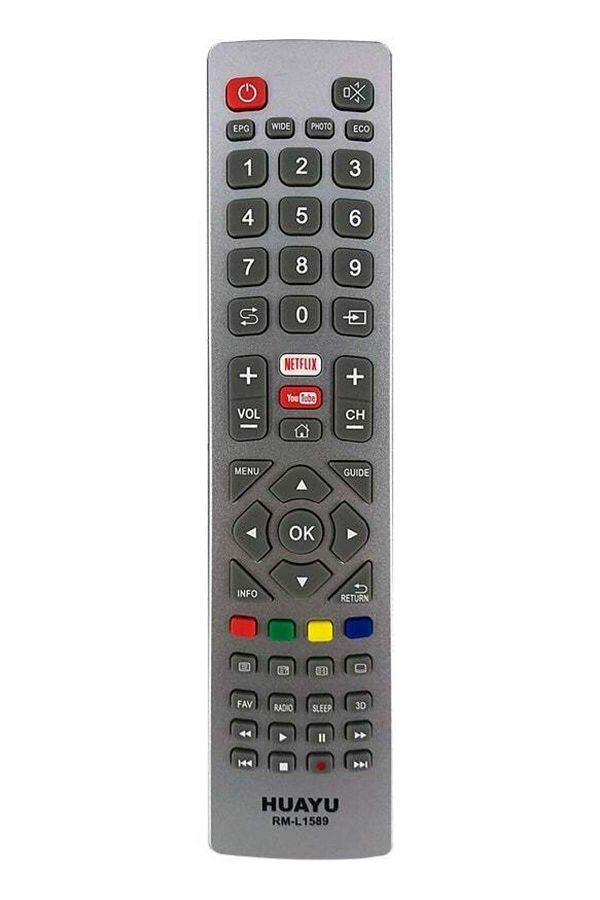 erorex-جهاز تحكم عن بعد عالمي Kl RM-L1589 Sharp Aquos Netflix-Youtube زر تلفزيون LCD LED 1